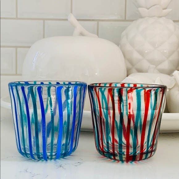 Anthropologie Other - Anthropologie Pietro Glass Votive Candle Holders